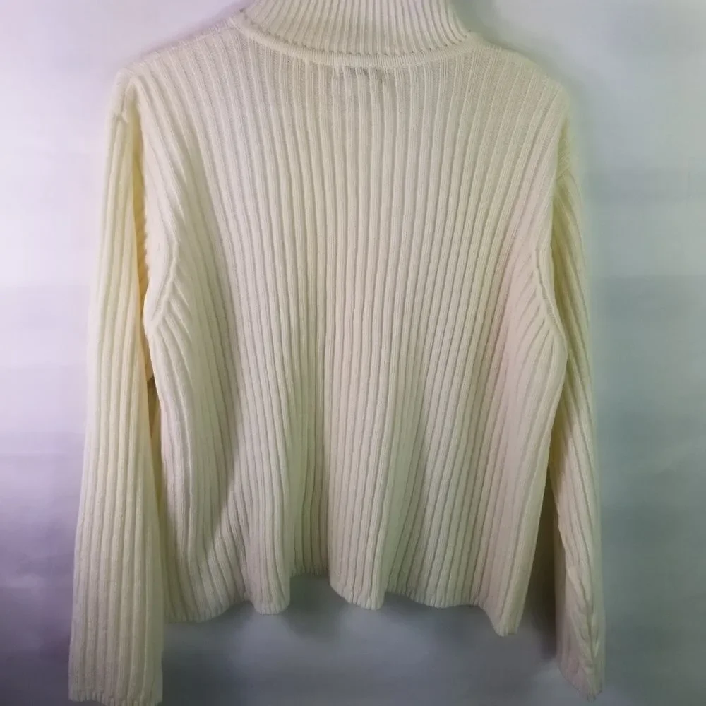 Reflections Ivory Sweater. Size L. - Picture 7 of 9